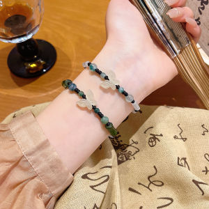 New Chinese Style Butterfly Bamboo Node String Beads Bracelet National Trend Cheongsam Hand Jewelry Retro Small Audience Design Hand Rope