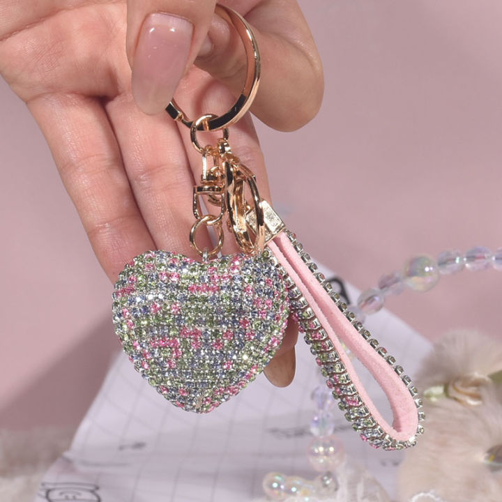 Keychain Holder Heart Keychain For Car Cute Heart Shaped Car