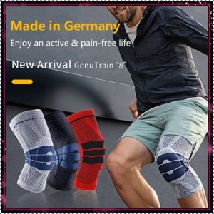 Knee Pads Stretch and Shockproof Leg Protection Stable Spring Knitted Fabric Thickening