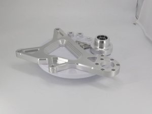 CNC Aluminum Alloy Rear Swingarm For Honda Click 125 150 Motorcycle Modified Parts Anodized Silver Lightweight High Strength With Bearing Bushing And Complete Hardware Installation Kit