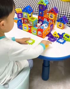 House Building Blocks Pieces Creative Educational Learning Toy for KidsNon-ToxicGift/gifting toy Block Construction (Multicolor)
