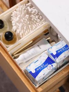 Adjustable Length Combination Table Desk Organizer Bathroom Supplies Storage Drawer Divider Storage Box
