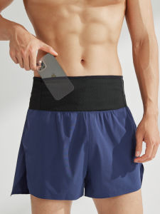 Topwin Mens Running Shorts Ice Silk Quick Dry Fitness Pants Marathon Athletic Professional Three-quarter Length Basketball Shorts