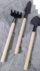Alat Berkebun Bercocok Tanam Mini 3 in 1 Set Sekop Cangkul Garpu Garden Tools / Skop Gardening Shovel 3in1 / Peralatan Taman