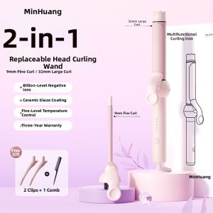MinHuang | Negative Ion Wool Curly 9mm Hair Curling Iron