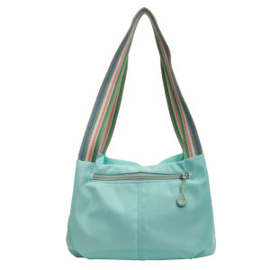 กระเป๋าสะพายไหล่ผ้าไนลอนสไตล์เกาหลีสำหรับผู้หญิง กระเป๋าถือสำหรับเดินทาง กระเป๋าเป้สะพายหลังลายสก็อต กระเป๋าสะพายไหล่แบบลำลอง