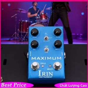 IRIN | IRIN AN-41 Đàn Guitar Điện Hiệu Ứng Bàn Đạp Màu Xanh Vỏ Nhôm Có Thể Điều Chỉnh Tối Đa Overdrive Núm Phụ Kiện Guitar