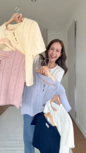 janunstudio • TTEOK crop 5 สี (เสื้อครอป ยัยหนูต๊อก) - ผ้านู่มเด้ง ไม่ร้อน ไม่ต้องรีด มีรูระบายอากาศจิ๋ว เย็นม้าก ความยาวถูกต้อง