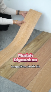 Lantai Vinil HA HA Pelekat Lantai Vinil 2MM Vinyl Flooring 36pcs Waterproof Self Adhesive Vinyl Floor Sticker Lantai Vinyl Pelekat Waterproof Lantai Pelekat 地板貼