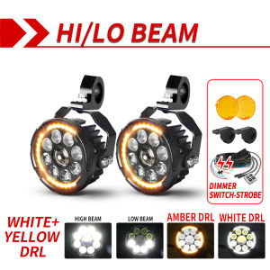 CO LIGHT 4inch Car Work Light Spotlight Amber DRL LED Motorcycle Auxiliary Lights off-road use A-Pillar Front Lamp Led Lights