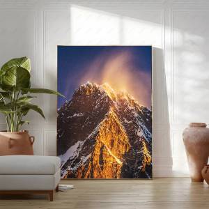 Bandai | Mount Kilimanjaro Everest K2 Canvas Wall Art Poster - Dãy Núi Nổi Tiếng In Ảnh Phong Cách Hiện Đại Trang Trí Phòng Ngủ Tại Nhà