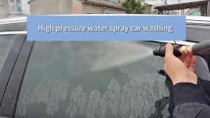 Nozzle High Pressure Water 1/4 Quick Connector High pressure Washer Adapter Fan Shaped Linear Nozzle