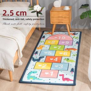 Creative Cartoon Flannel Non-slip Childrens Rug