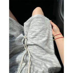 Quần Short Dệt Kim Nhiều Màu Cho Nam Mùa Hè Cỡ Lớn Rộng Rãi Thoáng Khí Thời Trang Quần Năm Mảnh Phong Cách Tươi Mới