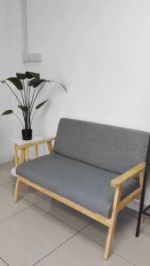 KENZZO : Muji Sofa Wooden Sofa 1 Seater / 2 Seater / 3 Seater / Solid Wood Sofa / Lazzo 382 Sofa / Sofa set for living room / Living room sofa Fuzzy Sofa Muji Furniture Cushion Sofa Cushion - Lazada