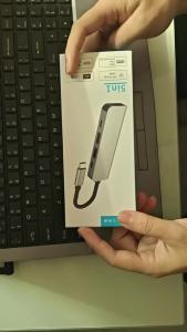 Hub USB C 4K HDMI Tương Thích Với USB 3.0 2.0 Type C PD Dock Sạc Cho MacBook iPad Samsung S10 Dex TV Chuột Bàn Phím Ổ Đĩa U