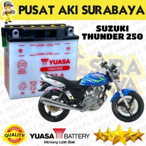 TERBAIK AKI YUASA YB7A YUMICRON YB7-A 8AH ACUU UNTUK MOTOR THUNDER 250 TUNDER 125 PUSAT AKI SURABAYA MTX9