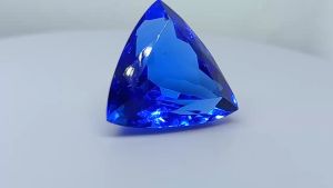 Natural Brazil Blue Topaz 43.40 Cts. Trillion Cut Eye Clean Grade AAA+ Loose Gemstone