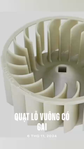 Quạt mô tơ máy sấy ĐK: 189cm Dày: 75cm Lỗ 8mm (Lỗ có gai vặn)