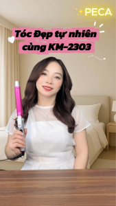 Máy uốn tóc cao cấp Kemei KM-2303 điều 13 mức nhiệt chỉnh nhiệt độ phù hợp với mọi loại tóc công suất mạnh mẽ- Chính hãng