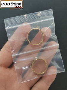 กระเป๋าปิดซิปรูดใสสองชั้นสำหรับเครื่องประดับและสร้อยคอ 200 ใบ บรรจุภัณฑ์ที่ทนทานและเชื่อถือได้จาก China Guangdong City Foshan