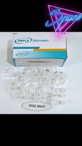 Đầu mạng RJ45 UTP Cat 5 / Hiệu AMP (Chính hãng)