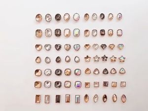 (combo 5 cái)Center đính đá nhiều mẫu Nguyên liệu làm trang sức cổ trang Nguyên liệu diy