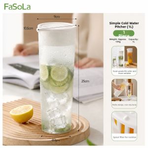 FaSoLa | Heat-resistant High-capacity Cold Water Pitcher