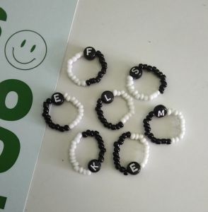 CINCIN HURUF INISIAL ISI 10PCS/ BISA CUSTOM INISIAL