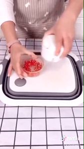 Máy Xay Tỏi Ớt Gia Vị Cầm Tay Mini MINCHAN KS05 Siêu Tiện Lợi - Lưỡi Xay Bén Kéo Tay Đơn Giản Dễ Vệ Sinh