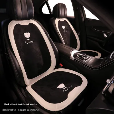 ZHUIBENSUYUAN | Right-Drive Auto Seat Cover for eMAS 5 Year-Round Use Cotton and Linen