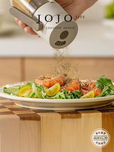 JOJOS L. PD Side Kitchen Spice Jar Moisture Proof Sealed Salt Control Subpackage Bottle Freshness Preserving Cylinder Shape