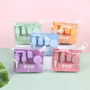Travel Toileteries Split Bottles 5pcs Set Multi-purpose Cosmetic Lotion Shampoo Shower Gel Split Bottle Set