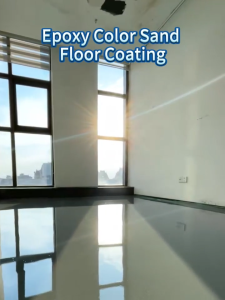 cat lantai rumah epoxy colour sand floor paint Waterproof Anti-slip Imitation Marble Household Indoor Outdoor Paint