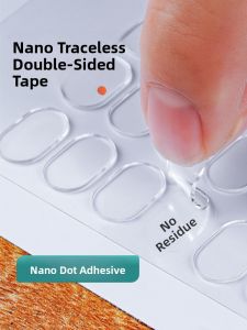 MONLEYTA | Transparent Nano Double-Sided Tape Strong Adhesive Figure Holder Car Decoration Bubble Sticker Wall Protection No Trace