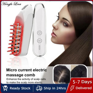 Tengfa Lina Microcurrent Dụng cụ mát xa da đầu Điện Đầu Bàn chải mát xa da đầu Scratcher Tóc điện Dầu Applicator Đa-Chức Năng Chăm Sóc Lược