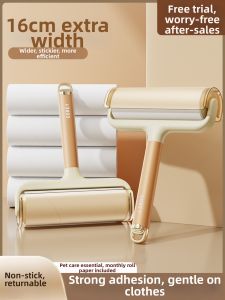 SIVASS | Removable Roll Paper Pet Hair Roller for Home and Clothing