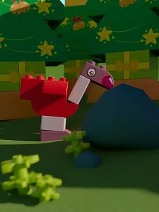 Đồ Chơi Xếp Hình Thế Giới Động Vật 102 Chi Tiết Chất Liệu Nhựa ABS Xịn Xò