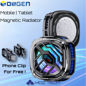INOVAGEN PUBG Gaming CoolerMagnetic Phone Radiator with Wireless ChargingFixed Back Clip Digital DisplayHeat Dissipation10W QC/PD Fast Charging