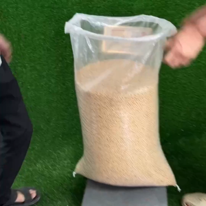 Transparent Woven Rice Storage Bag Moisture-Proof Clear PP Grain Sack 50×80cm / 60×102cm for Crops & Farm Storage