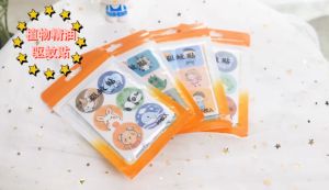 36pcs/bag Mosquito Stickers DIY Mosquito Repellent Stickers Patches Cartoon Face Drive Repeller