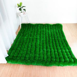 KASUR LANTAI BULU RASFUR FREE 2 BANTAL DENGAN BERBAGAI MACAM UKURAN KECIL SAMPAI JUMBO & BAHAN TEBAL