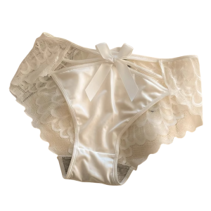 Seductive Breathable Lace Satin Underwear