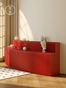 SHIBAZHI | Red Folding Office Trade Show Display Stand