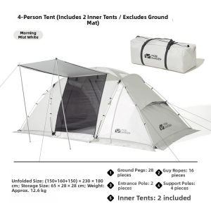 Mobi Garden | Camping Tent for Outdoor Use Easy to Carry Large Space Sun Protection and Rainproof
