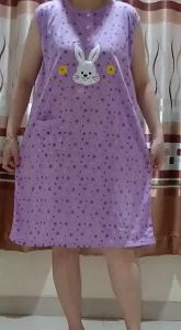 baju tidur daster wanita dewasa lekbong standart bb maximal 70kg bahan kaos serian muda murah