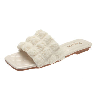 รองเท้าแตะแฟชั่นสำหรับผู้หญิง รองเท้าแตะส้นแบนแบบสวมสบาย ทรงสปอร์ต ทรงส้นแบน ทรงสปอร์ต รองเท้าแตะแบบสวมสบาย