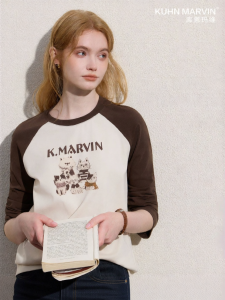 KUHNMARVIN | Áo Thun Tay Raglan Rộng
