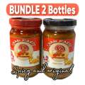 RSSHOPS Pure Crab Paste Bundle of 2 bottles Spicy and Original Flavor Instant Food. 