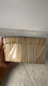 ช้อนไม้หัวกลมแบบ Greenearth สำหรับการตัก 10 ซม. ราคาที่สุด 100 ชิ้น